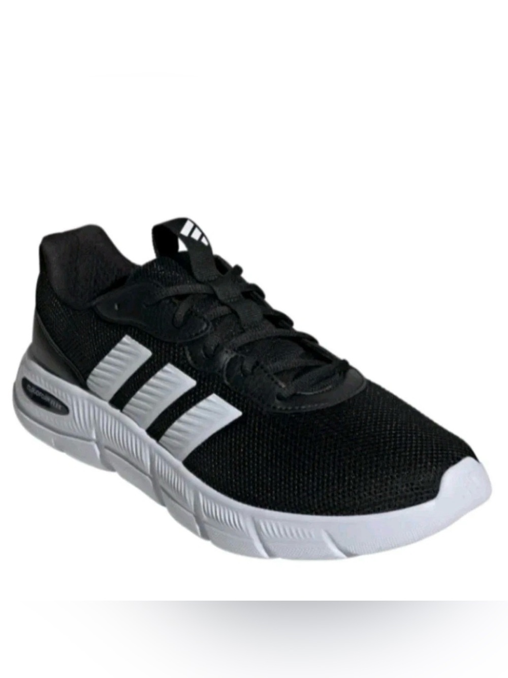 Adidas Men’s Cloudfoam Flex Black & White Athletic Running Shoes